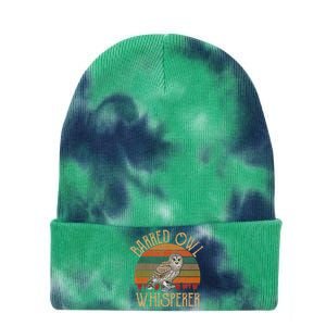 Barred Owl Whisperer Barred Owl Tie Dye 12in Knit Beanie