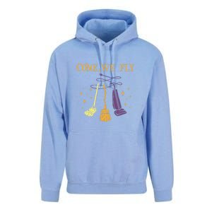 Broom Of Witch Halloween Night Come We Fly Meaningful Gift Unisex Surf Hoodie