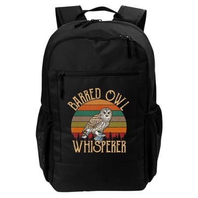 Barred Owl Whisperer, Barred Owl Backpack