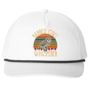 Barred Owl Whisperer, Barred Owl Snapback Five-Panel Rope Hat