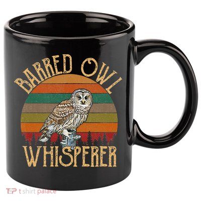 Barred Owl Whisperer, Barred Owl 11oz C Handle Ceramic Mug