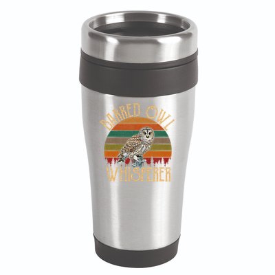 Barred Owl Whisperer, Barred Owl 16oz Travel Tumbler
