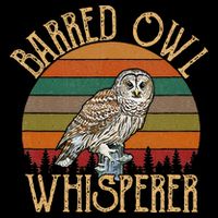 Barred Owl Whisperer, Barred Owl Sustainable Knit Beanie