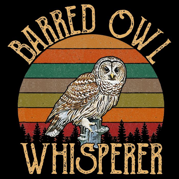 Barred Owl Whisperer, Barred Owl Sustainable Knit Beanie