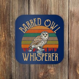 Barred Owl Whisperer, Barred Owl Coaster