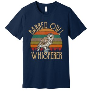 Barred Owl Whisperer, Barred Owl Premium T-Shirt