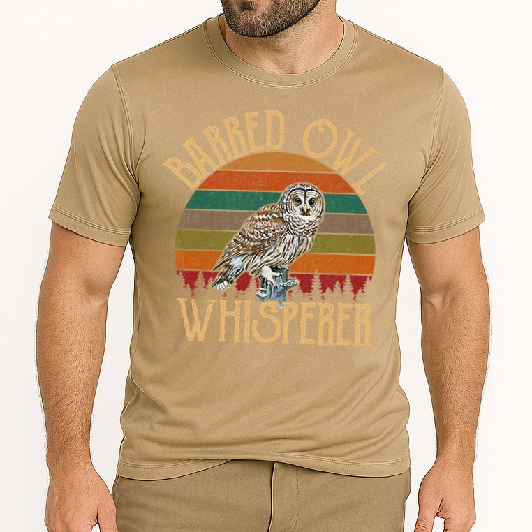 Barred Owl Whisperer, Barred Owl Cooling Performance Crew T-Shirt