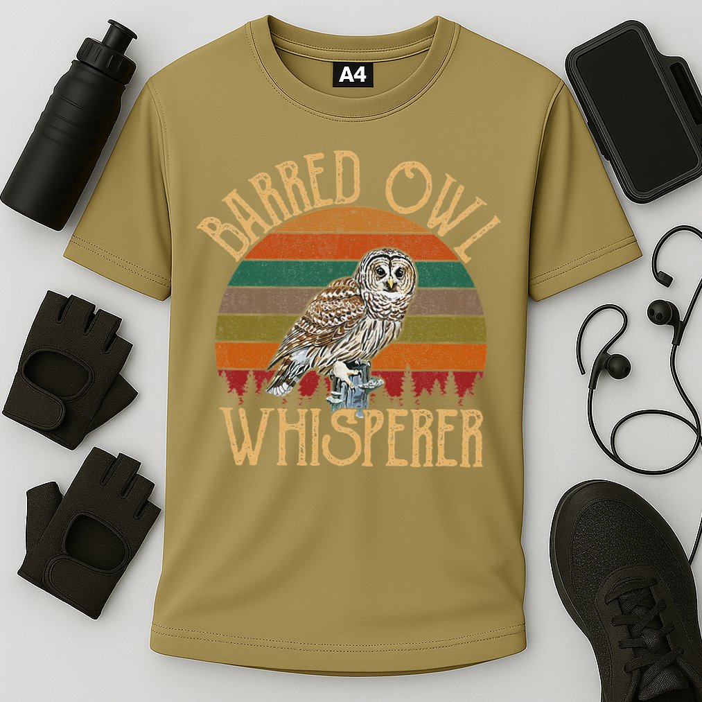 Barred Owl Whisperer, Barred Owl Cooling Performance Crew T-Shirt