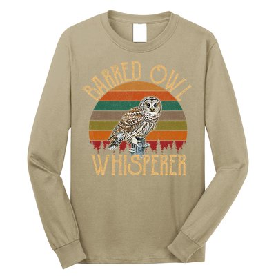 Barred Owl Whisperer, Barred Owl Long Sleeve Shirt