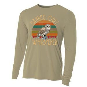 Barred Owl Whisperer, Barred Owl Cooling Performance Long Sleeve Crew