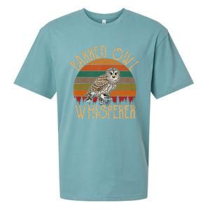 Barred Owl Whisperer, Barred Owl Sueded Cloud Jersey T-Shirt