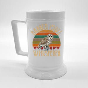 Barred Owl Whisperer, Barred Owl Beer Stein