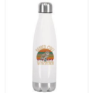 Barred Owl Whisperer, Barred Owl Stainless Steel Insulated Water Bottle