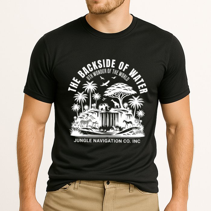 Backside Of Water Cruise Through The Jungle Theme Park Ride Cooling Performance Crew T-Shirt