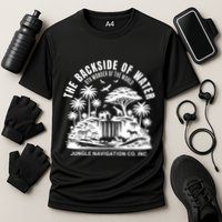 Backside Of Water Cruise Through The Jungle Theme Park Ride Cooling Performance Crew T-Shirt
