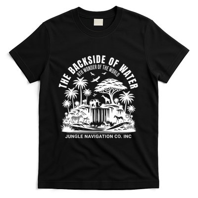 Backside Of Water Cruise Through The Jungle Theme Park Ride T-Shirt