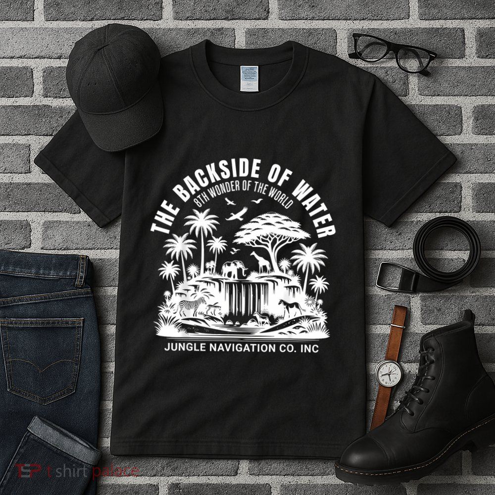 Backside Of Water Cruise Through The Jungle Theme Park Ride Tall T-Shirt