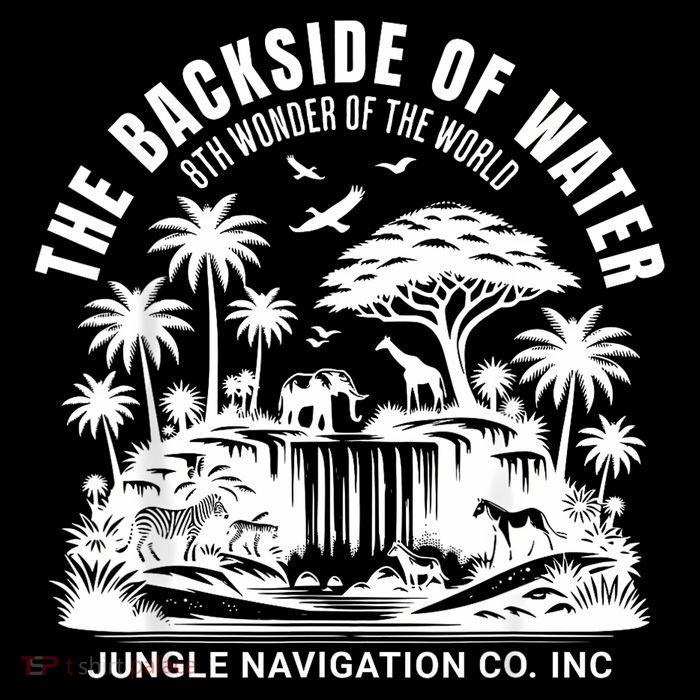 Backside Of Water Cruise Through The Jungle Theme Park Ride City Backpack