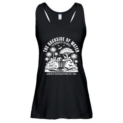 Backside Of Water Cruise Through The Jungle Theme Park Ride Ladies Essential Flowy Tank