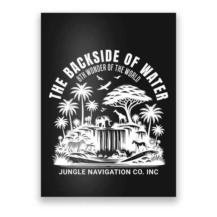 Backside Of Water Cruise Through The Jungle Theme Park Ride Poster