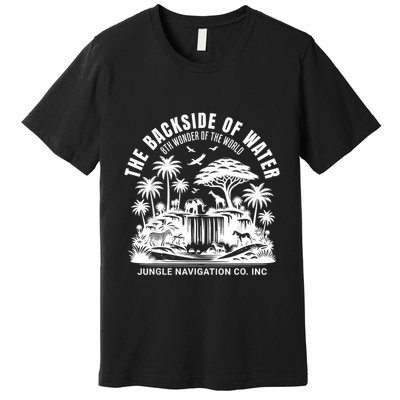 Backside Of Water Cruise Through The Jungle Theme Park Ride Premium T-Shirt