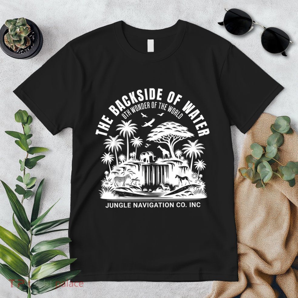 Backside Of Water Cruise Through The Jungle Theme Park Ride Premium T-Shirt