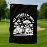 Backside Of Water Cruise Through The Jungle Theme Park Ride Golf Towel