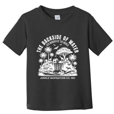 Backside Of Water Cruise Through The Jungle Theme Park Ride Toddler T-Shirt