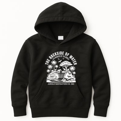 Backside Of Water Cruise Through The Jungle Theme Park Ride Kids Hoodie
