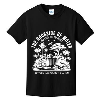 Backside Of Water Cruise Through The Jungle Theme Park Ride Kids T-Shirt