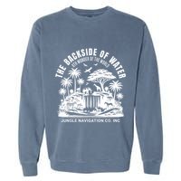 Backside Of Water Cruise Through The Jungle Theme Park Ride Garment-Dyed Sweatshirt