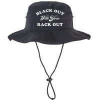 Black Out With Your Rack Out Funny White Trash Legacy Cool Fit Booney Bucket Hat