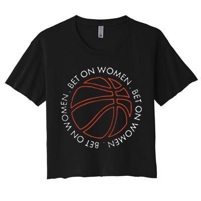 Bet On Women Circle Basketball Crop Top