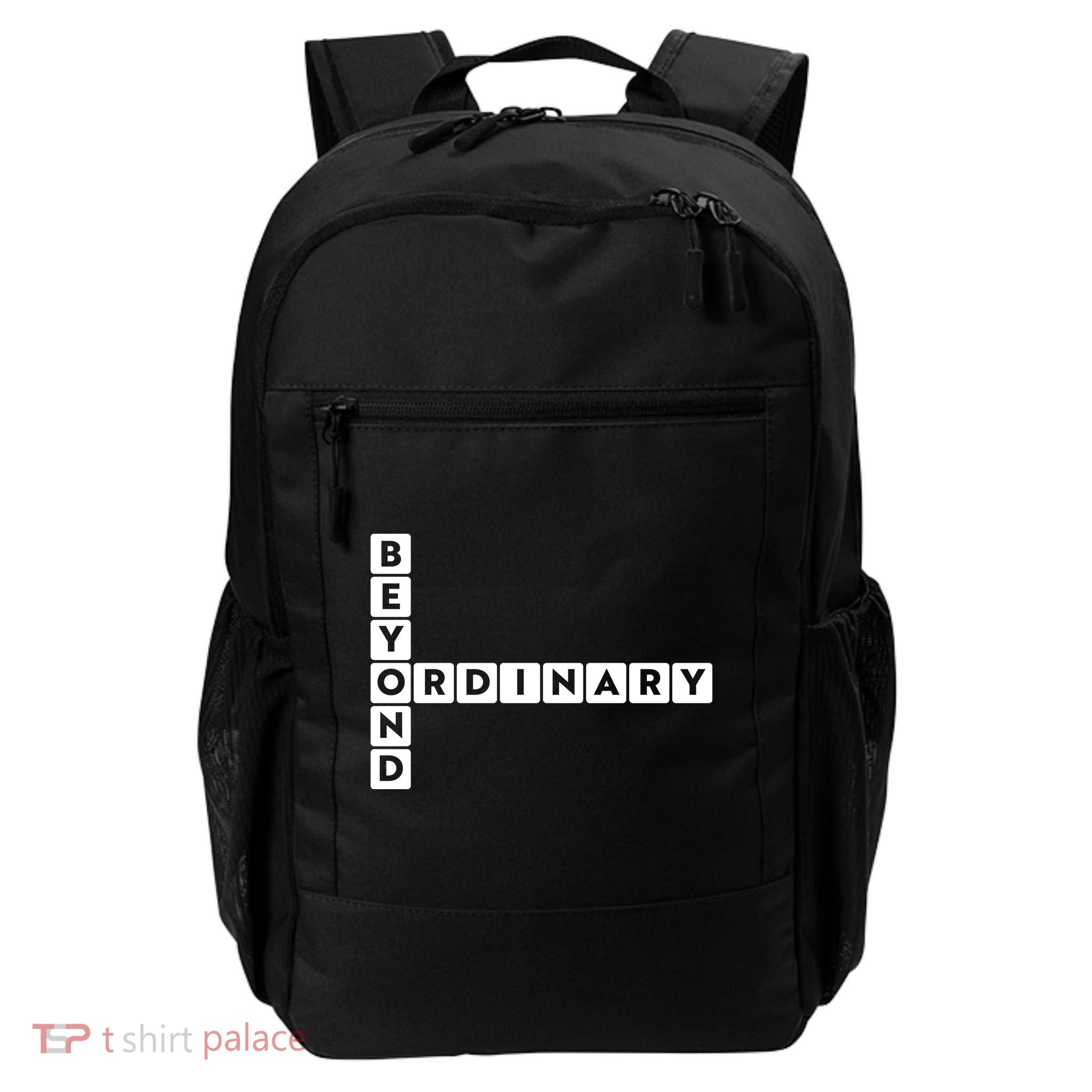 Beyond Ordinary Word Game Style Daily Commute Backpack