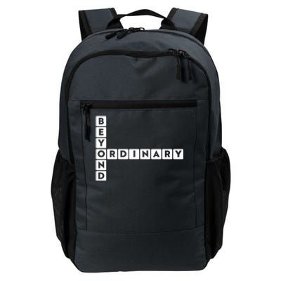 Beyond Ordinary Word Game Style Daily Commute Backpack