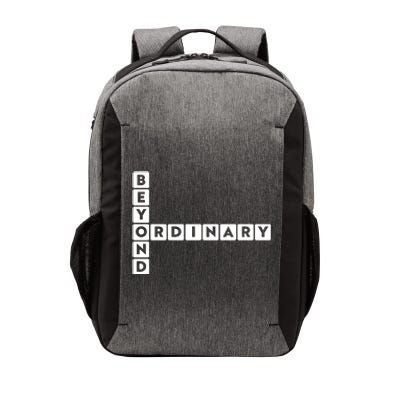 Beyond Ordinary Word Game Style Vector Backpack