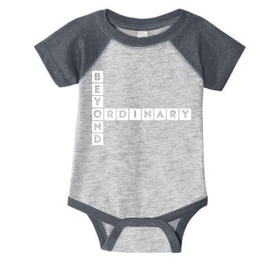 Beyond Ordinary Word Game Style Infant Baby Jersey Bodysuit