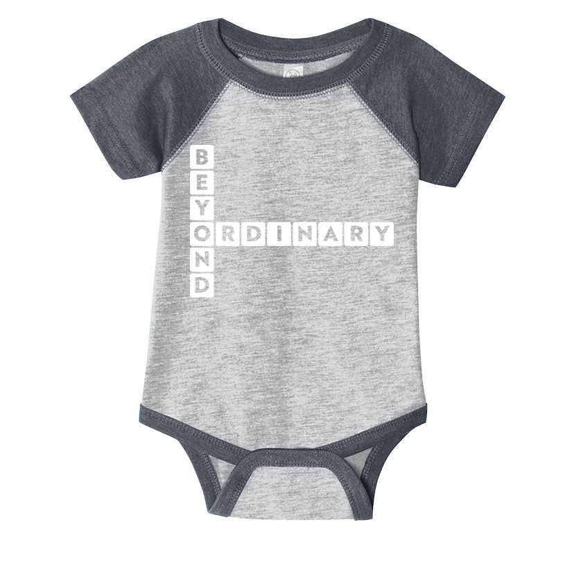 Beyond Ordinary Word Game Style Infant Baby Jersey Bodysuit
