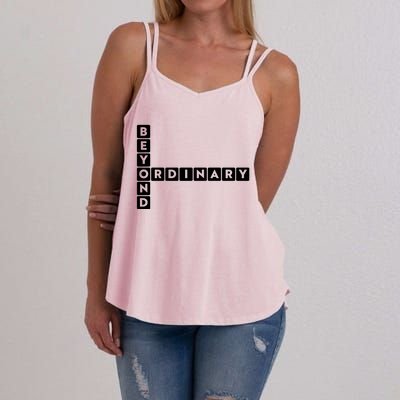 Beyond Ordinary Word Game Style Women's Strappy Tank