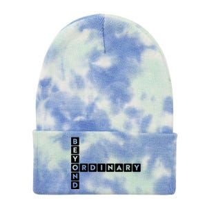 Beyond Ordinary Word Game Style Tie Dye 12in Knit Beanie