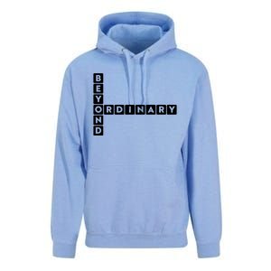 Beyond Ordinary Word Game Style Unisex Surf Hoodie