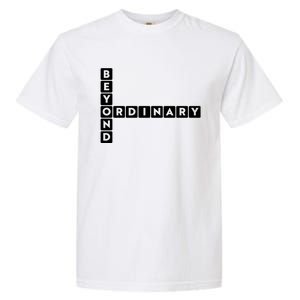 Beyond Ordinary Word Game Style Garment-Dyed Heavyweight T-Shirt