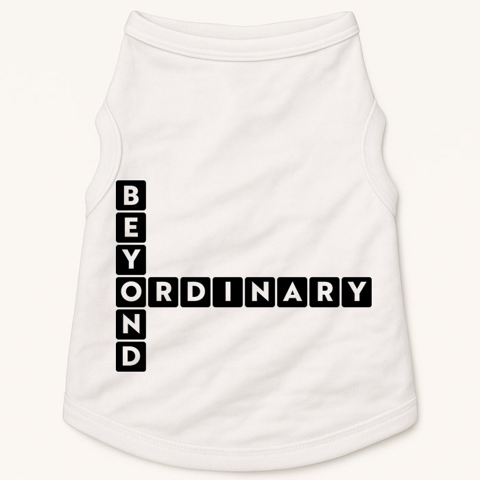 Beyond Ordinary Word Game Style Doggie Tank