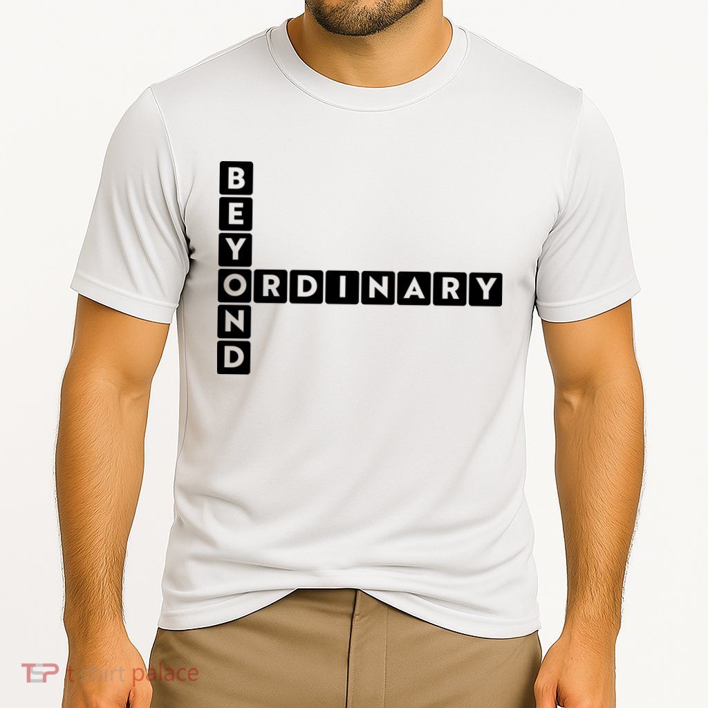 Beyond Ordinary Word Game Style Cooling Performance Crew T-Shirt