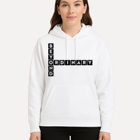 Beyond Ordinary Word Game Style Hoodie