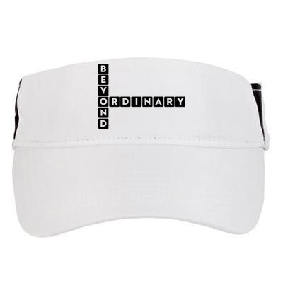 Beyond Ordinary Word Game Style Adult Drive Performance Visor