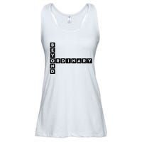 Beyond Ordinary Word Game Style Ladies Essential Flowy Tank