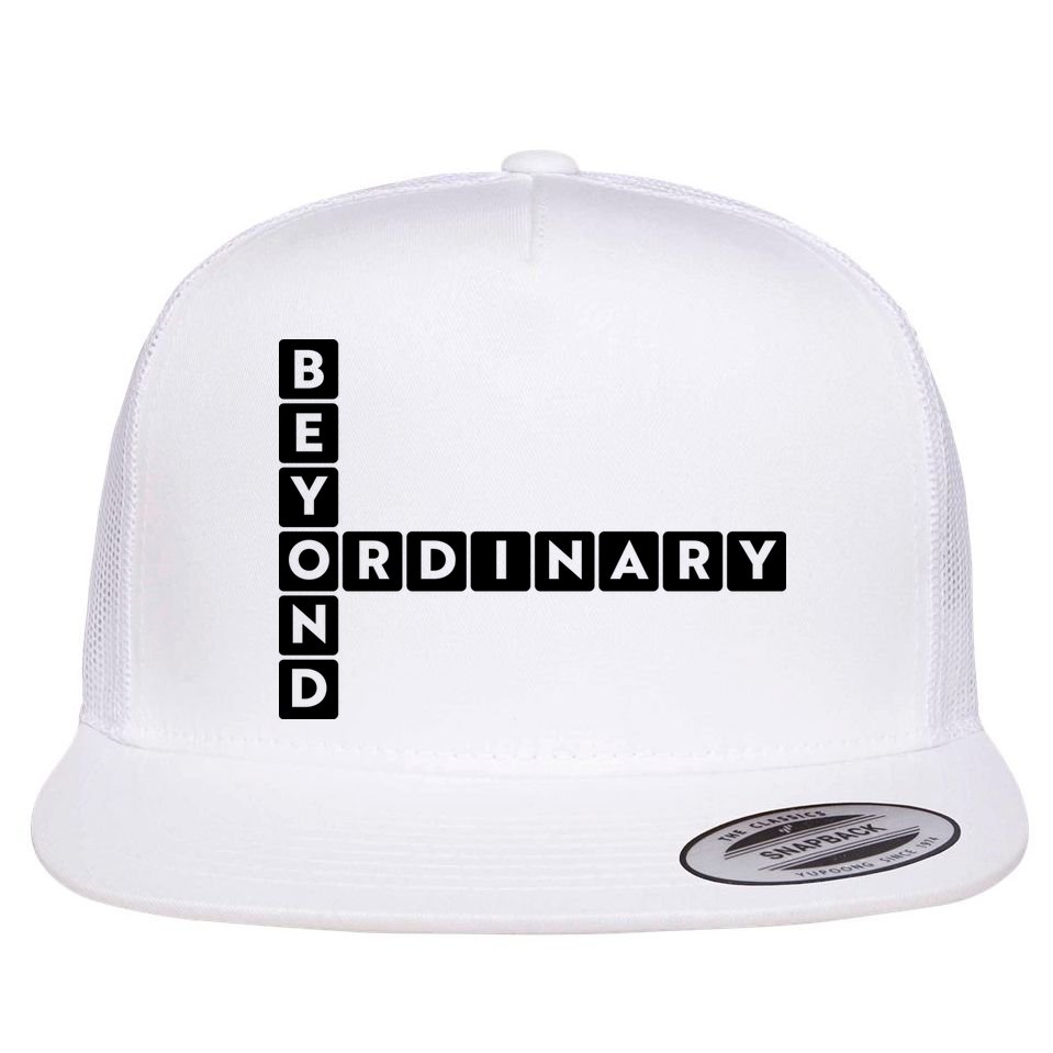 Beyond Ordinary Word Game Style Flatbill Hat