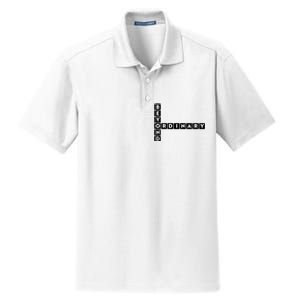 Beyond Ordinary Word Game Style Dry Zone Grid Polo