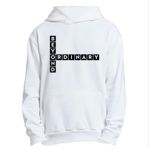 Beyond Ordinary Word Game Style Urban Pullover Hoodie